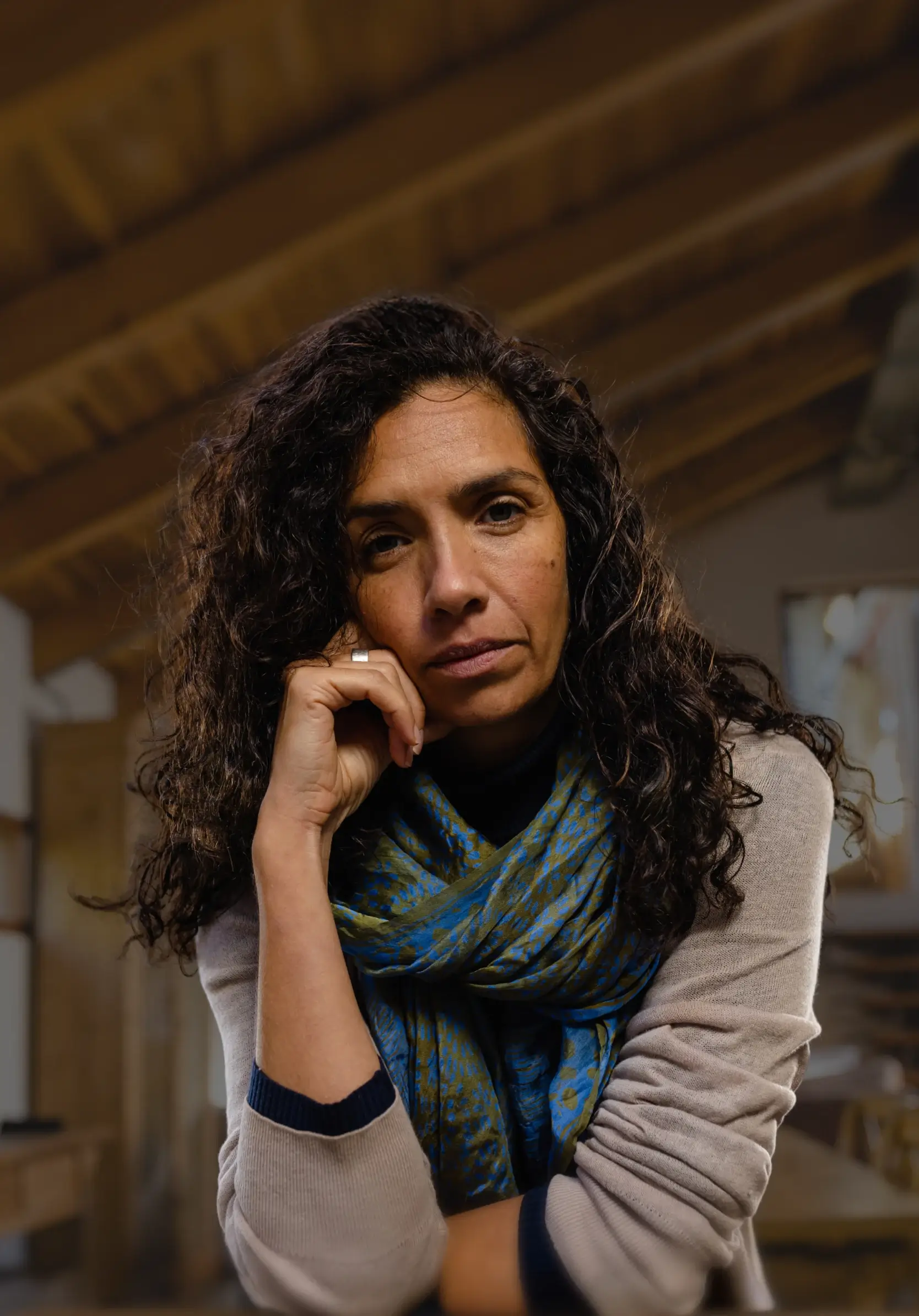 concerned looking woman