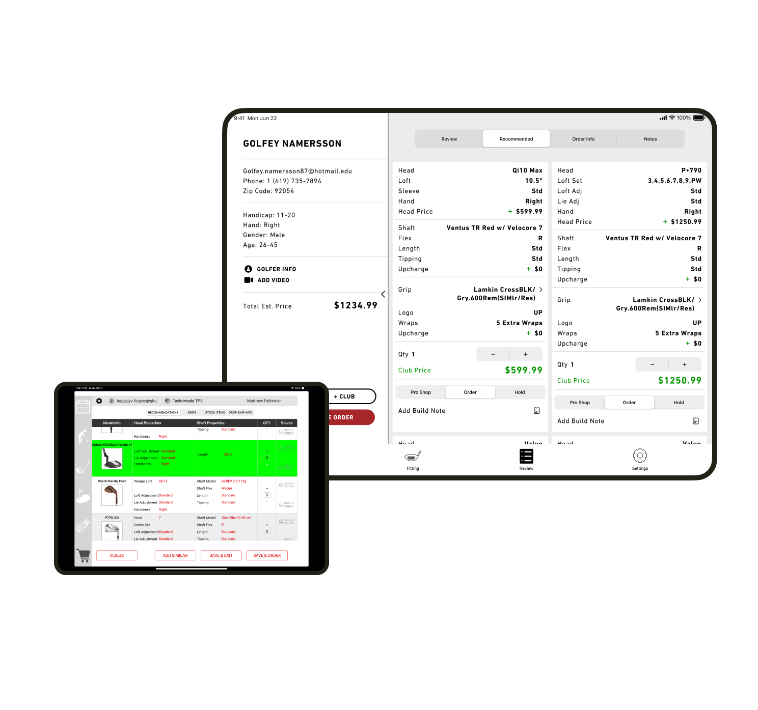 comparison of old vs new recommendation screen and UI
