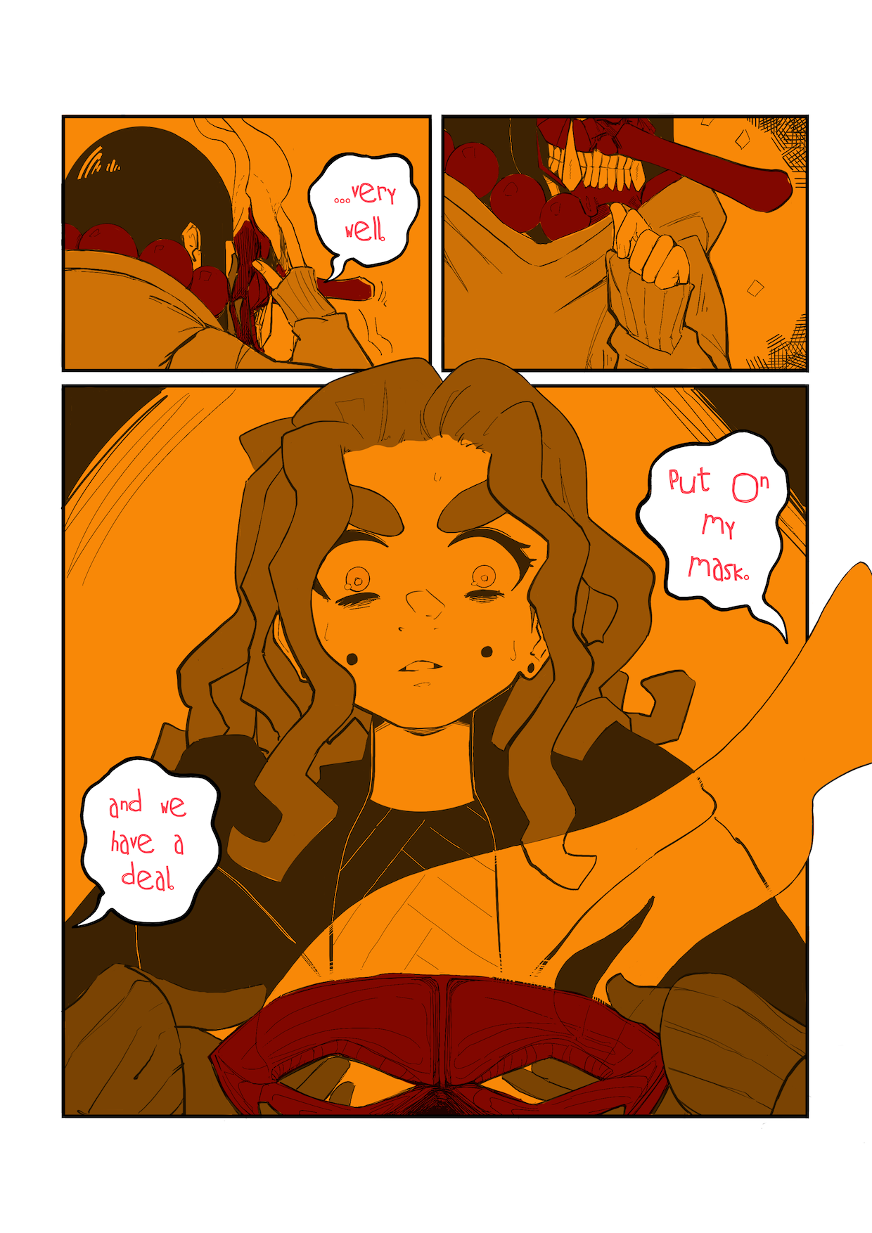 Never put on a mask in the Night Parade of One Hundred Demons.