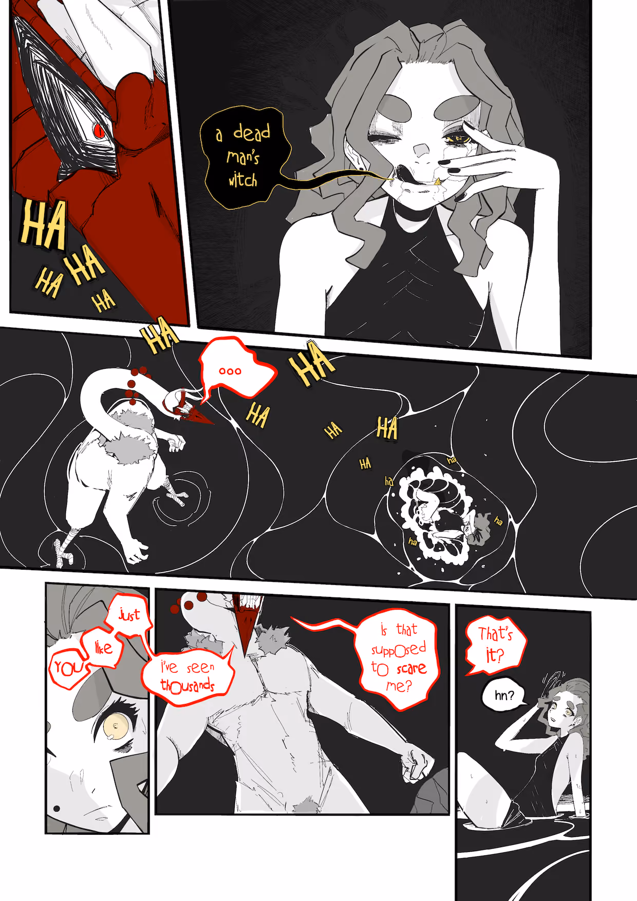 a dead man's witch