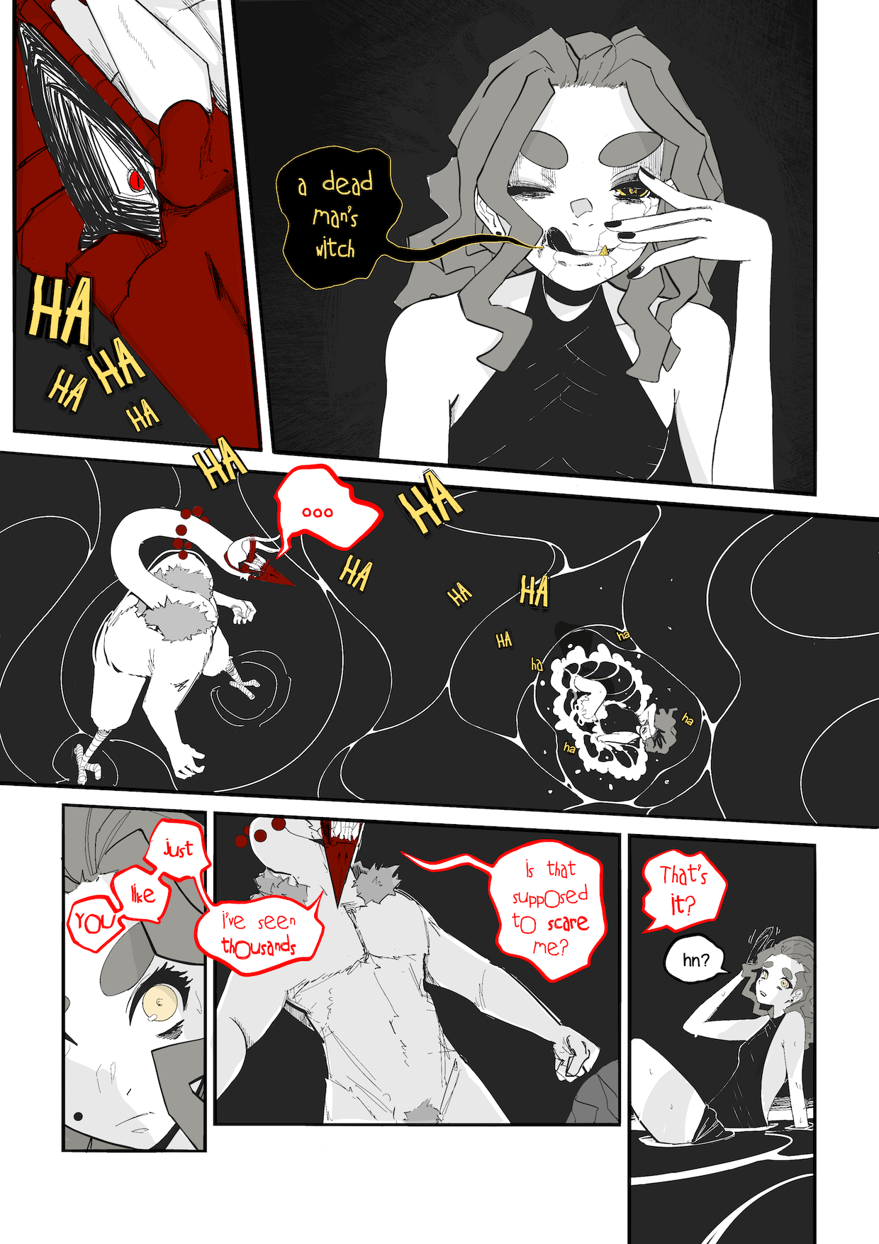 a dead man's witch