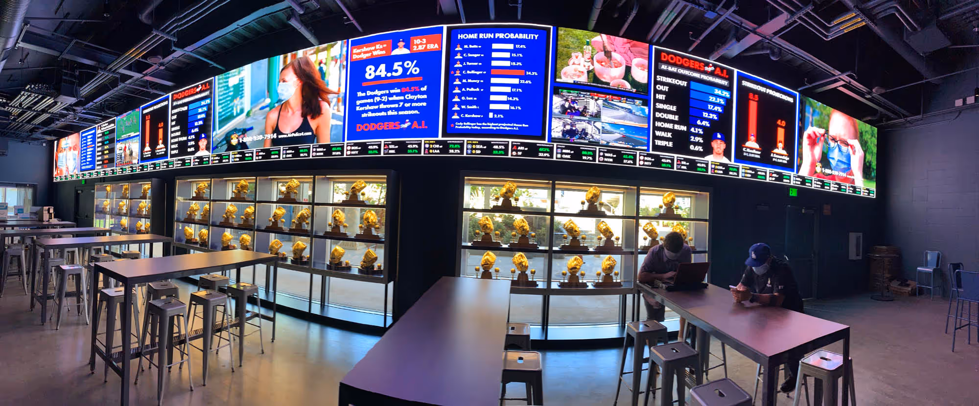 Dodgers Gold Glove Bar