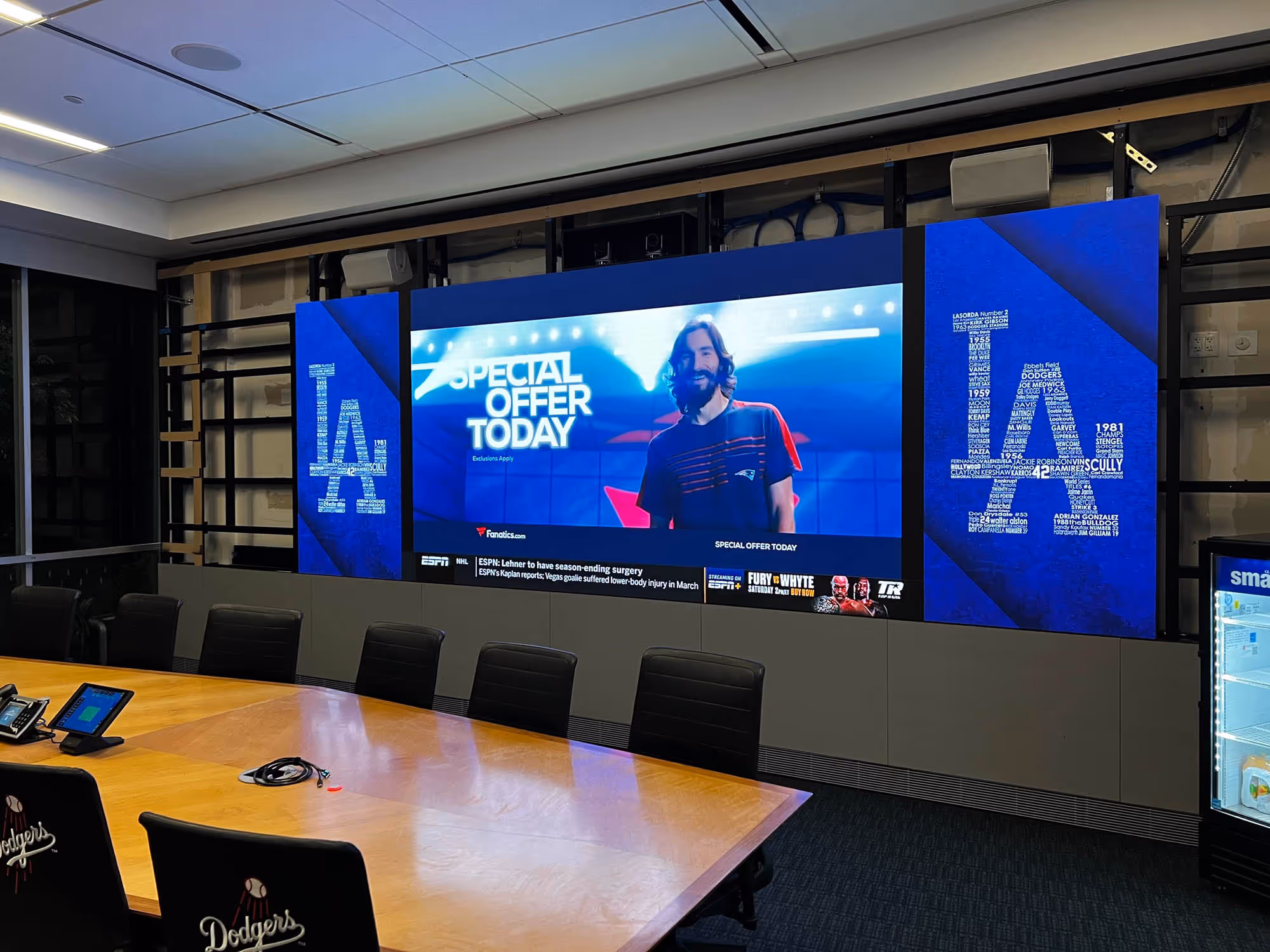 Los Angeles Dogders Corporate Boardrooms