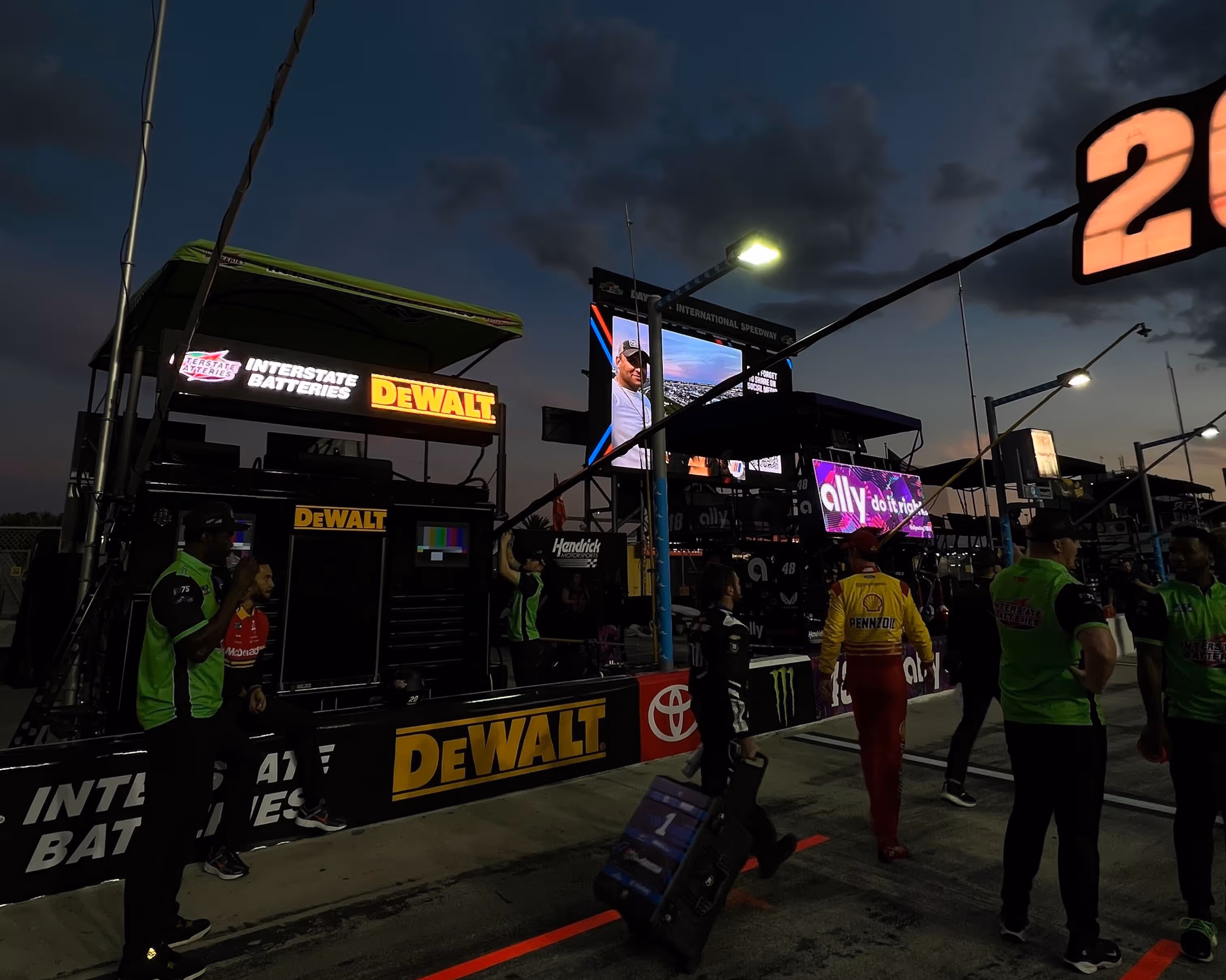 NASCAR Pit Trailer LED