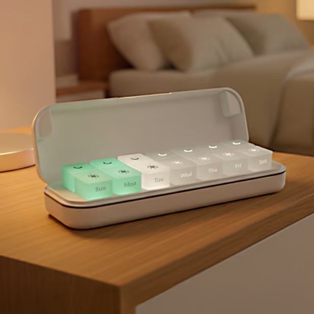 The Hello Heart Pill Box