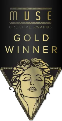 2026 Muse Creative Awards Gold Winner badge awarded to That One Couple