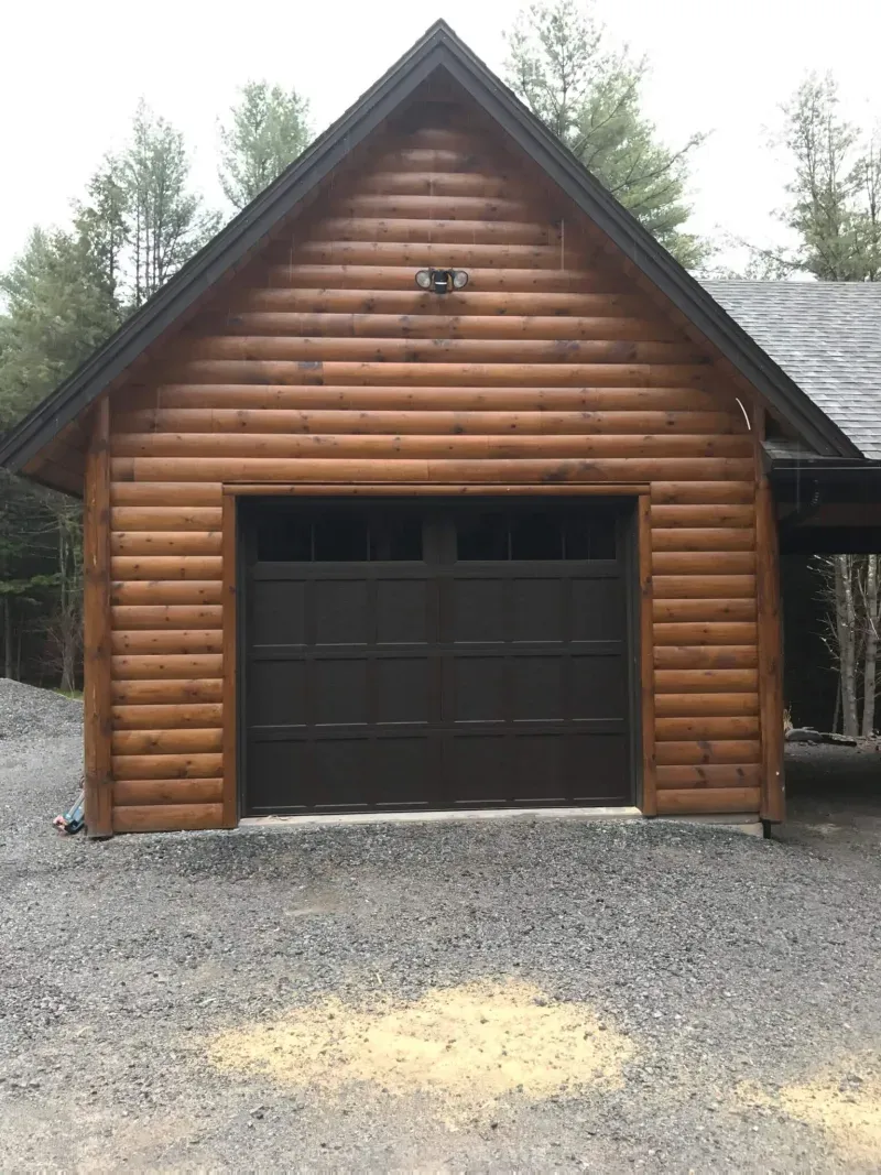 Black Residential Garage Door