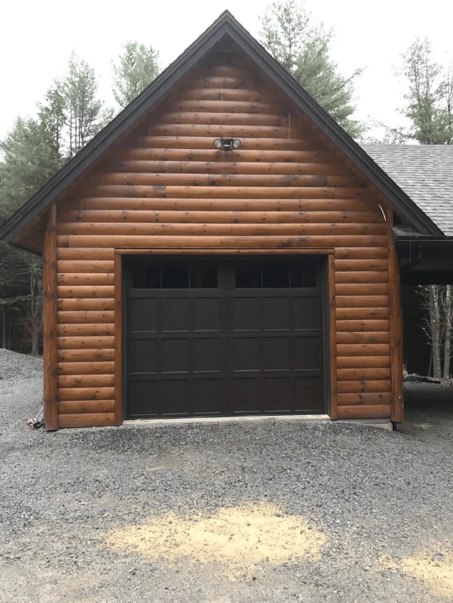 Black Residential Garage Door