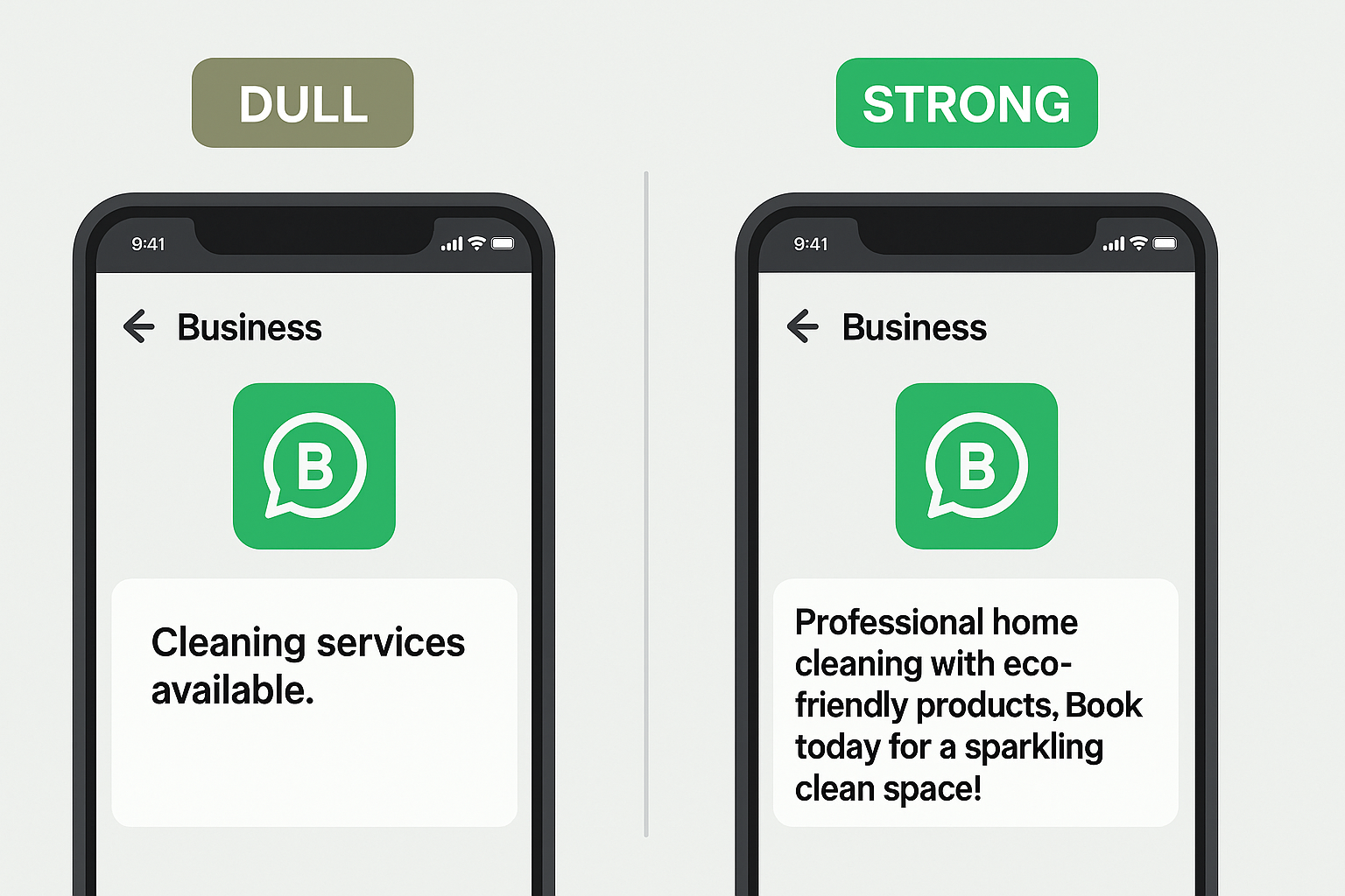 what is whatsapp business description?