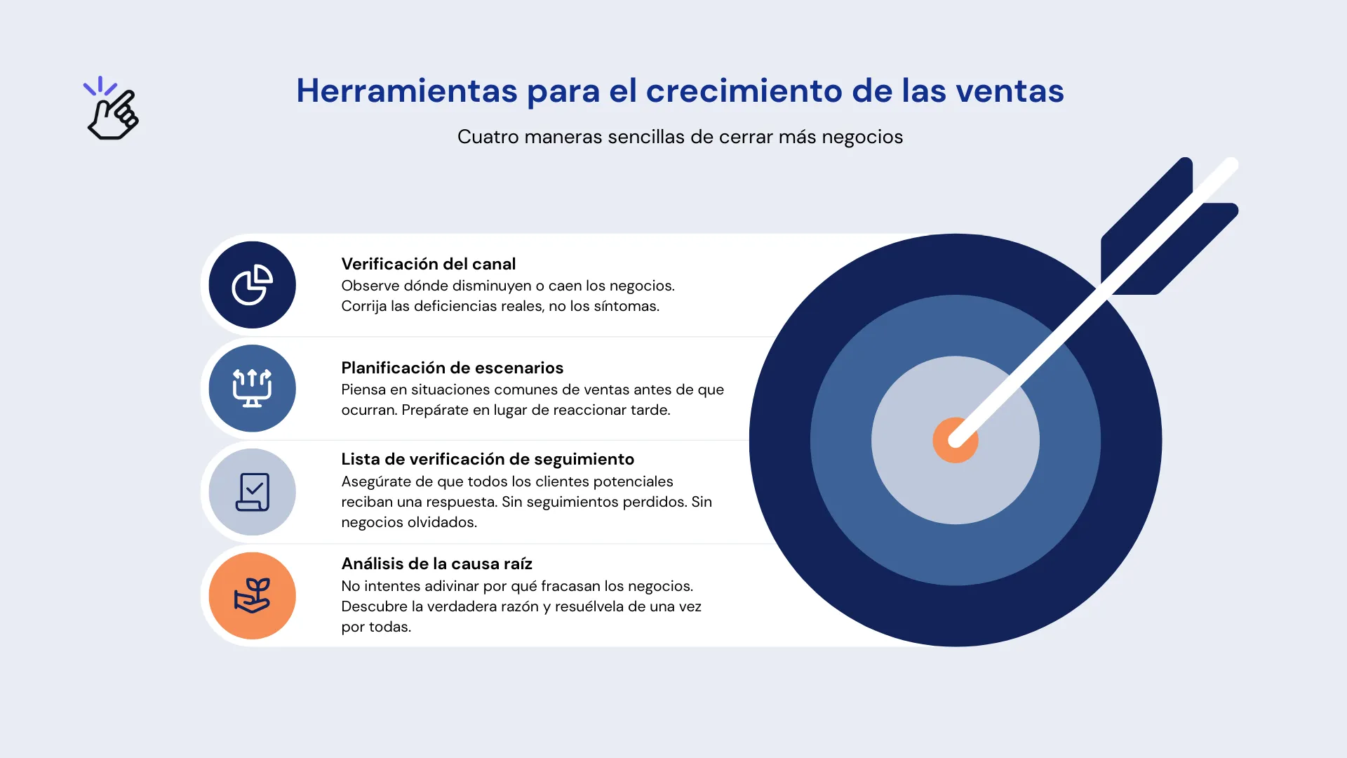 Herramientas para el crecimiento de las ventas