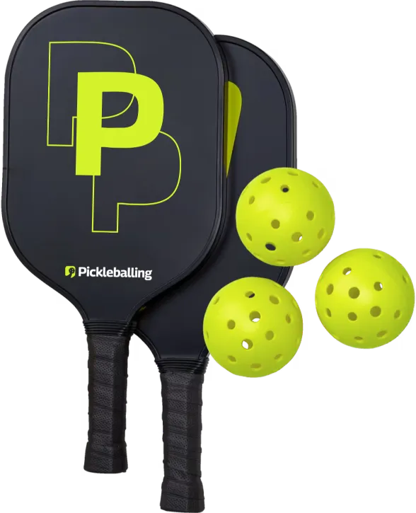 2 Pickleballing Club reketa za pickleball i 3 loptice