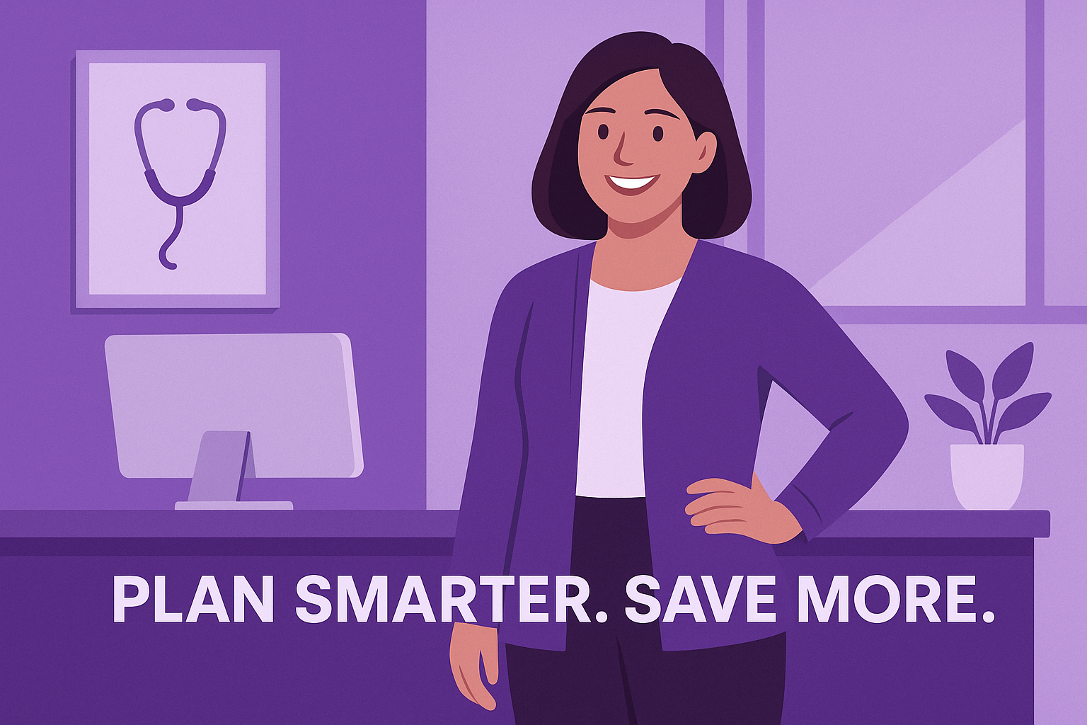 Healthcare practice owner celebrating successful tax optimization with Flychain Taxes.