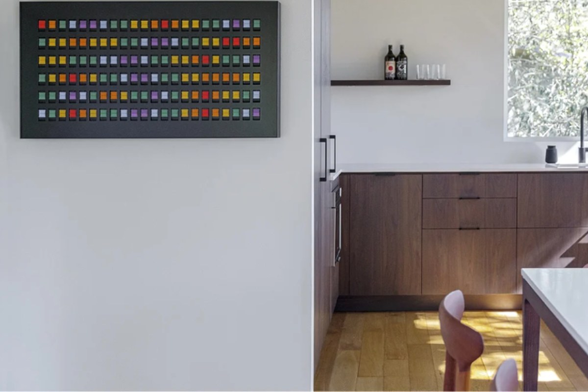 Vestaboard at home. Image: vestaboard.com