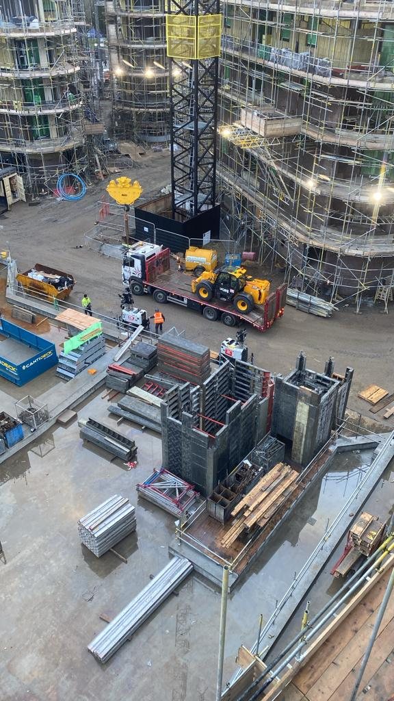 Site logistics and deliveries, Chatham