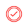 Check mark denoting running under the controls you already have in place.