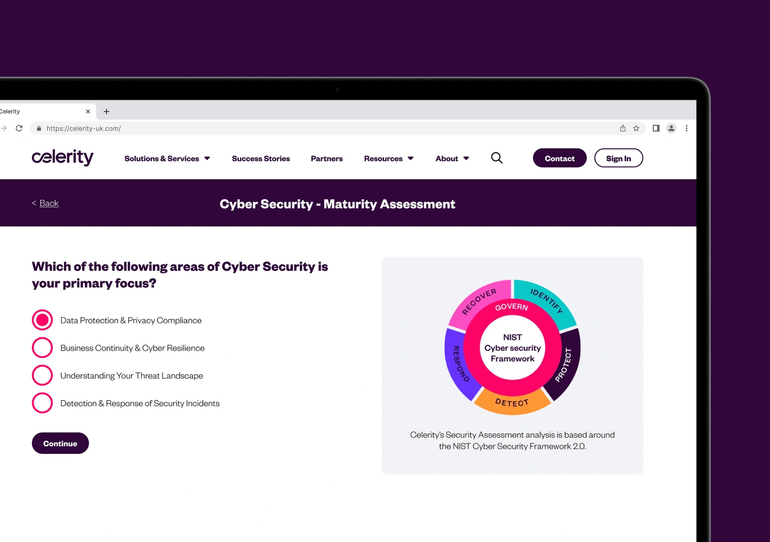 Celerity Cyber Security Assessment Tool