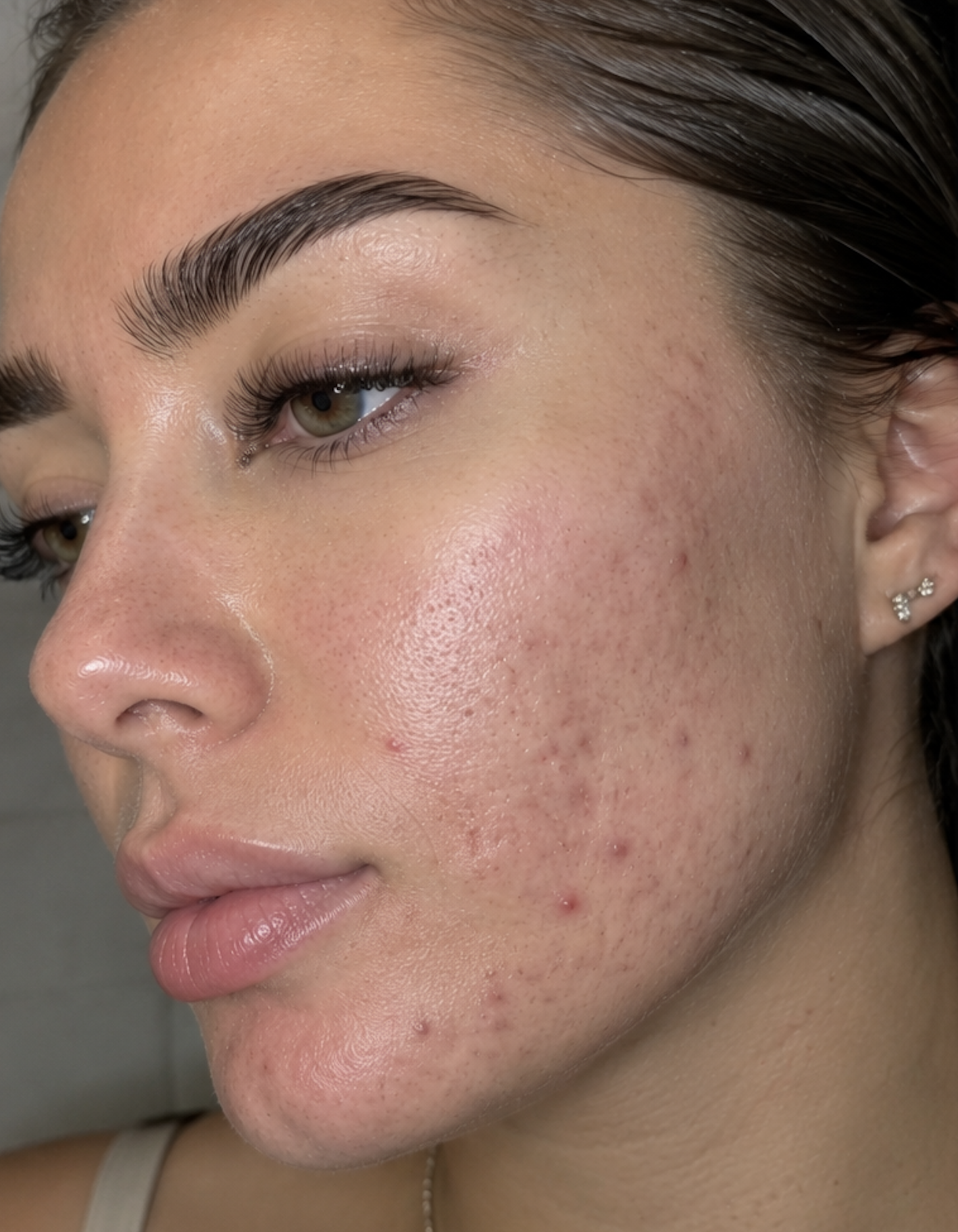Client before treatment