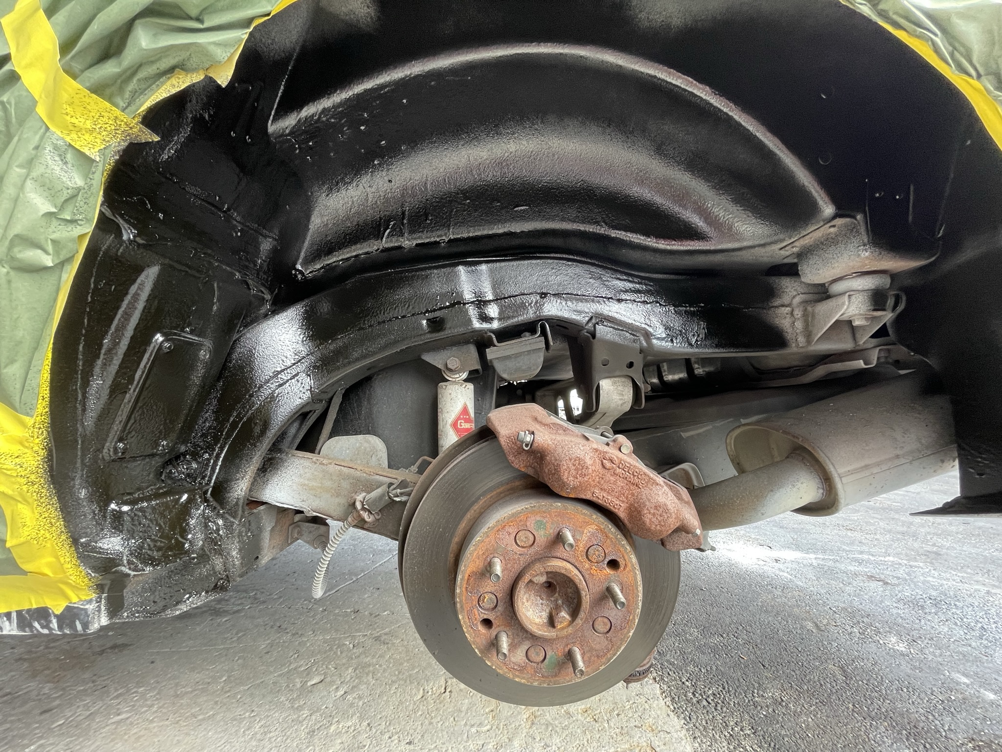 Painted wheel wells