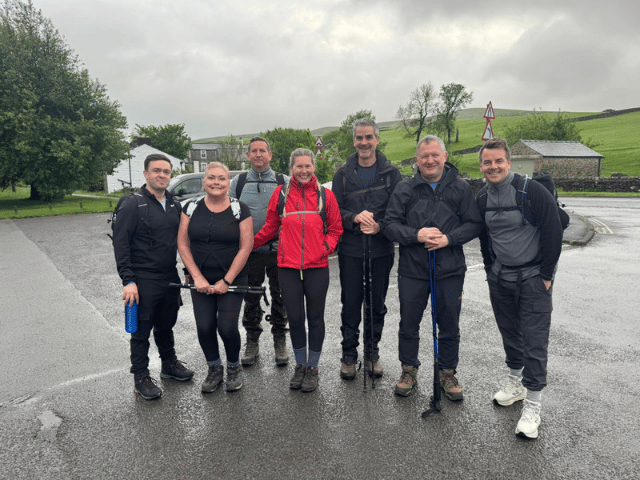 Blueleaf's senior leadership team completes Yorkshire 3 peaks challenge for charity