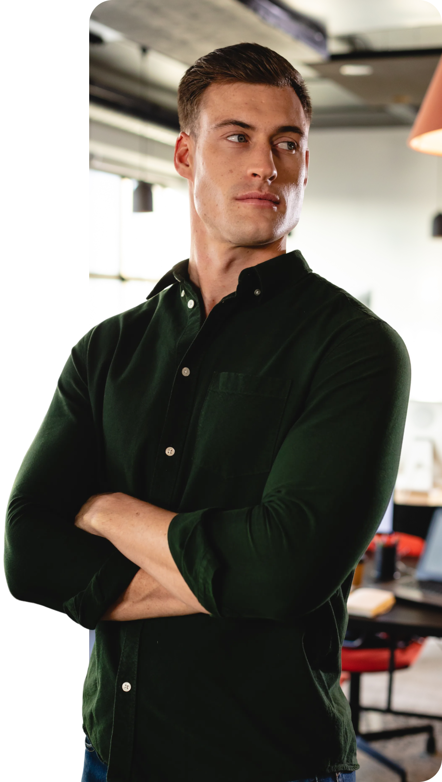 Accounting firm leader portrait
