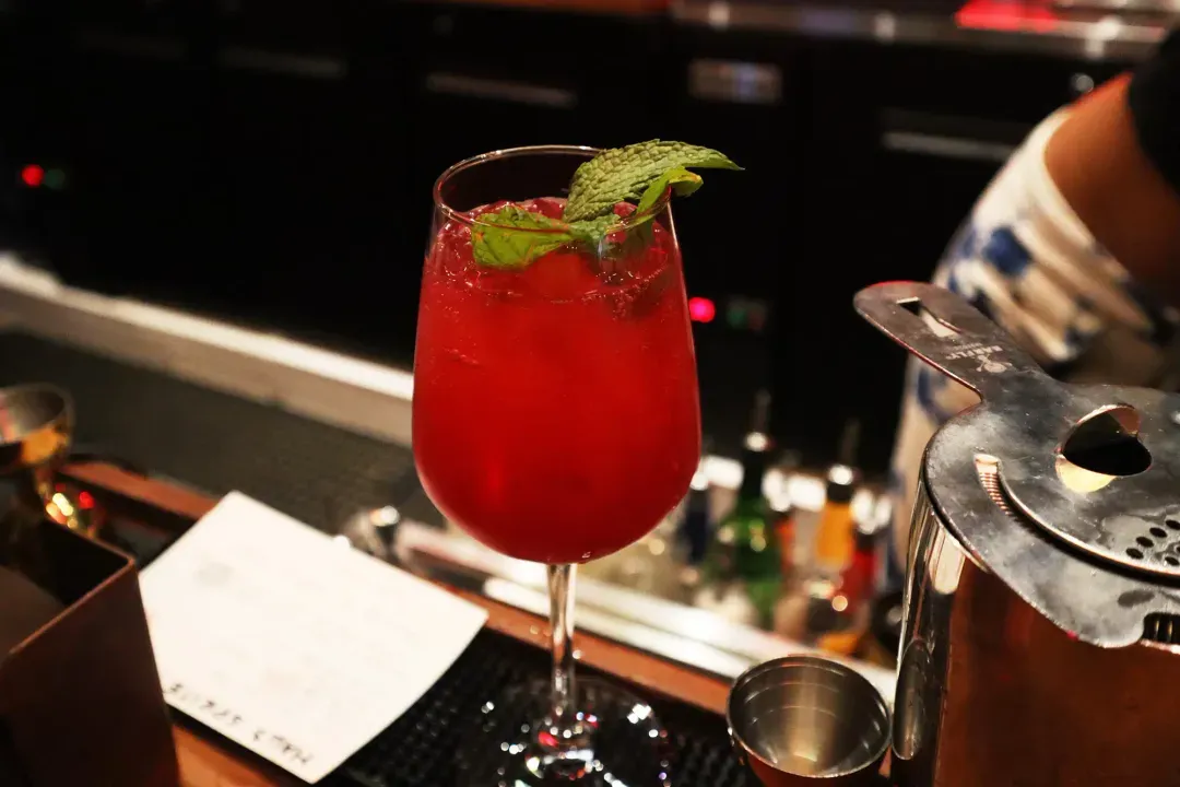 Signature cocktail served at Brooklyn Art Haus events