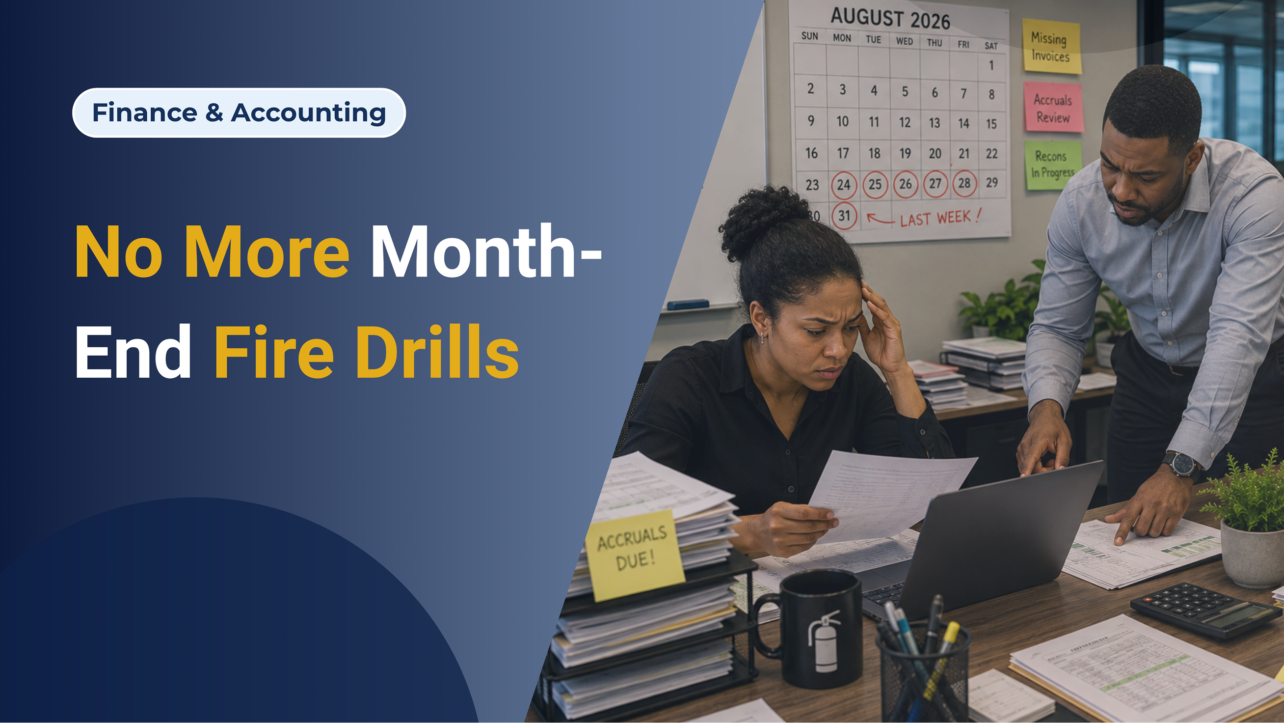 The Month End Close Doesn’t Have to Be a Fire Drill Anymore