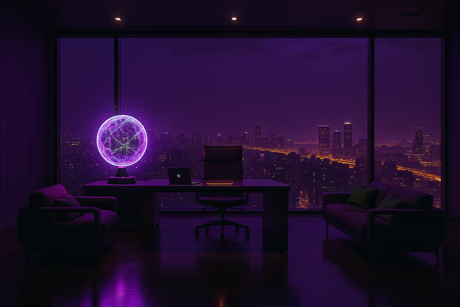 [background image] image of office setting (for a solar panel installer)