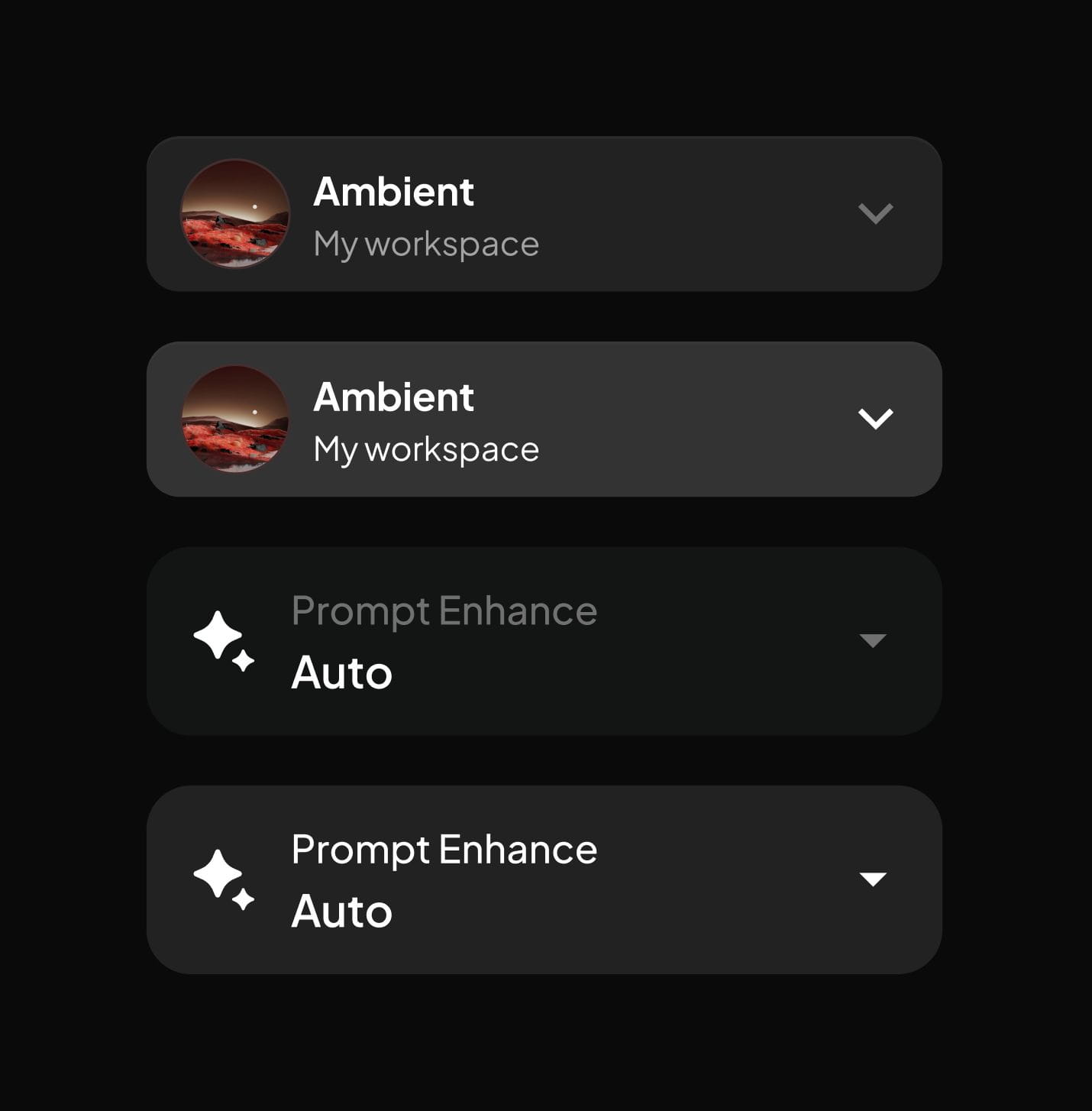 Figma AI design templates: Accordion select component