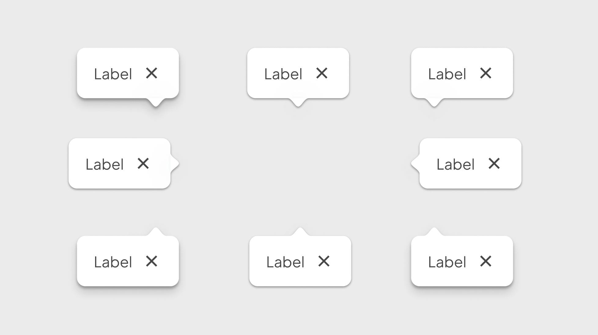 Figma AI design templates: Tooltip variations