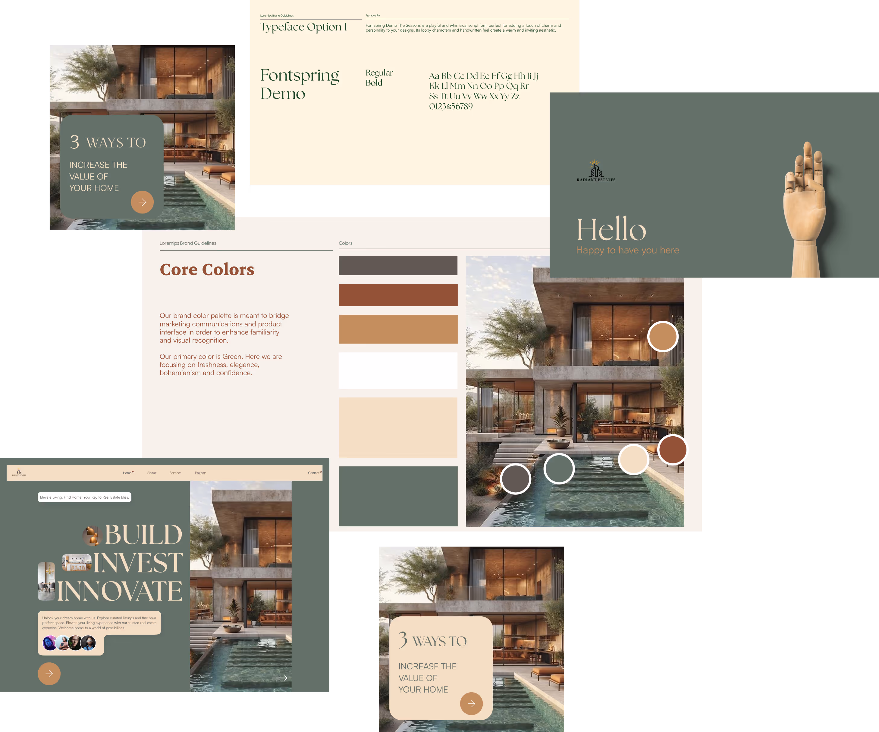 a brand design and web design for startups