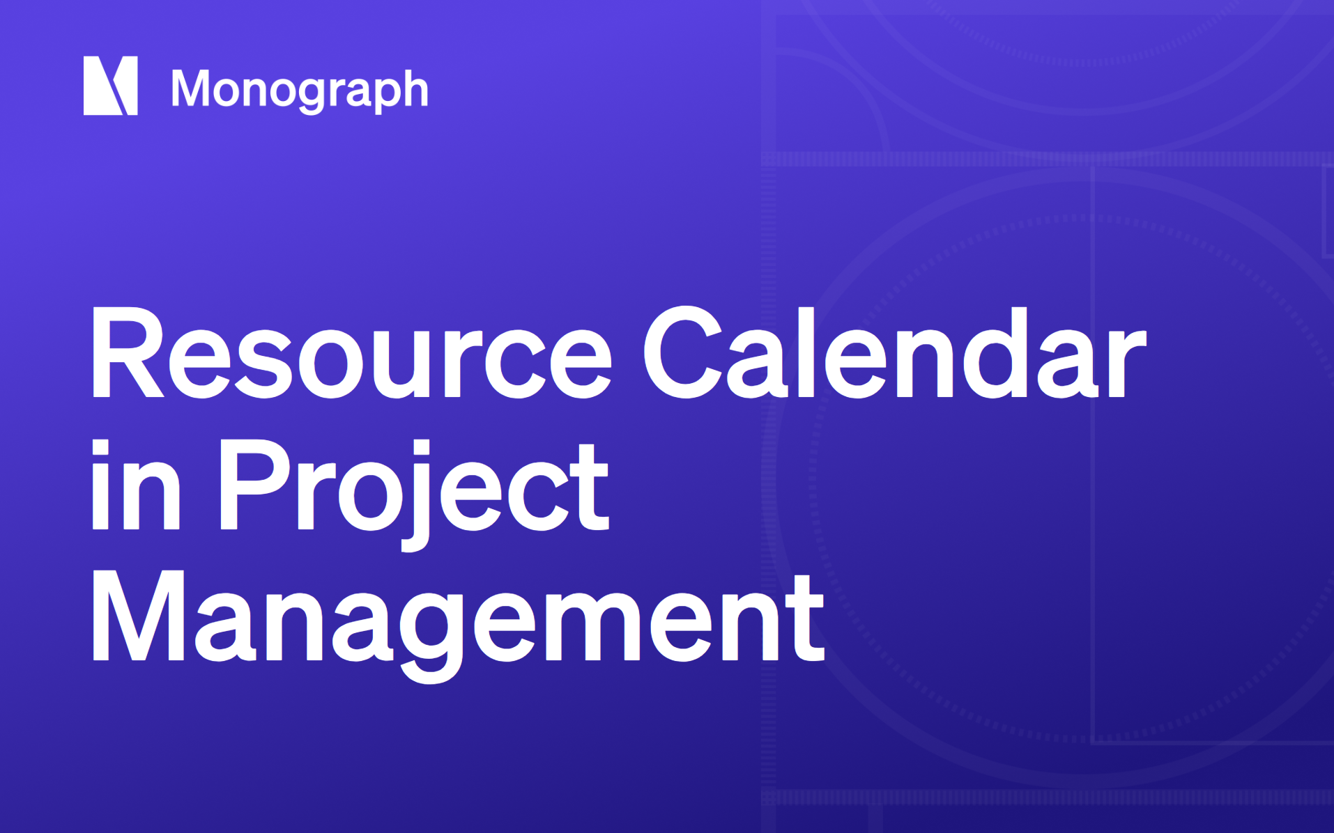 Create an A&E Resource Calendar in 5 Steps | Monograph