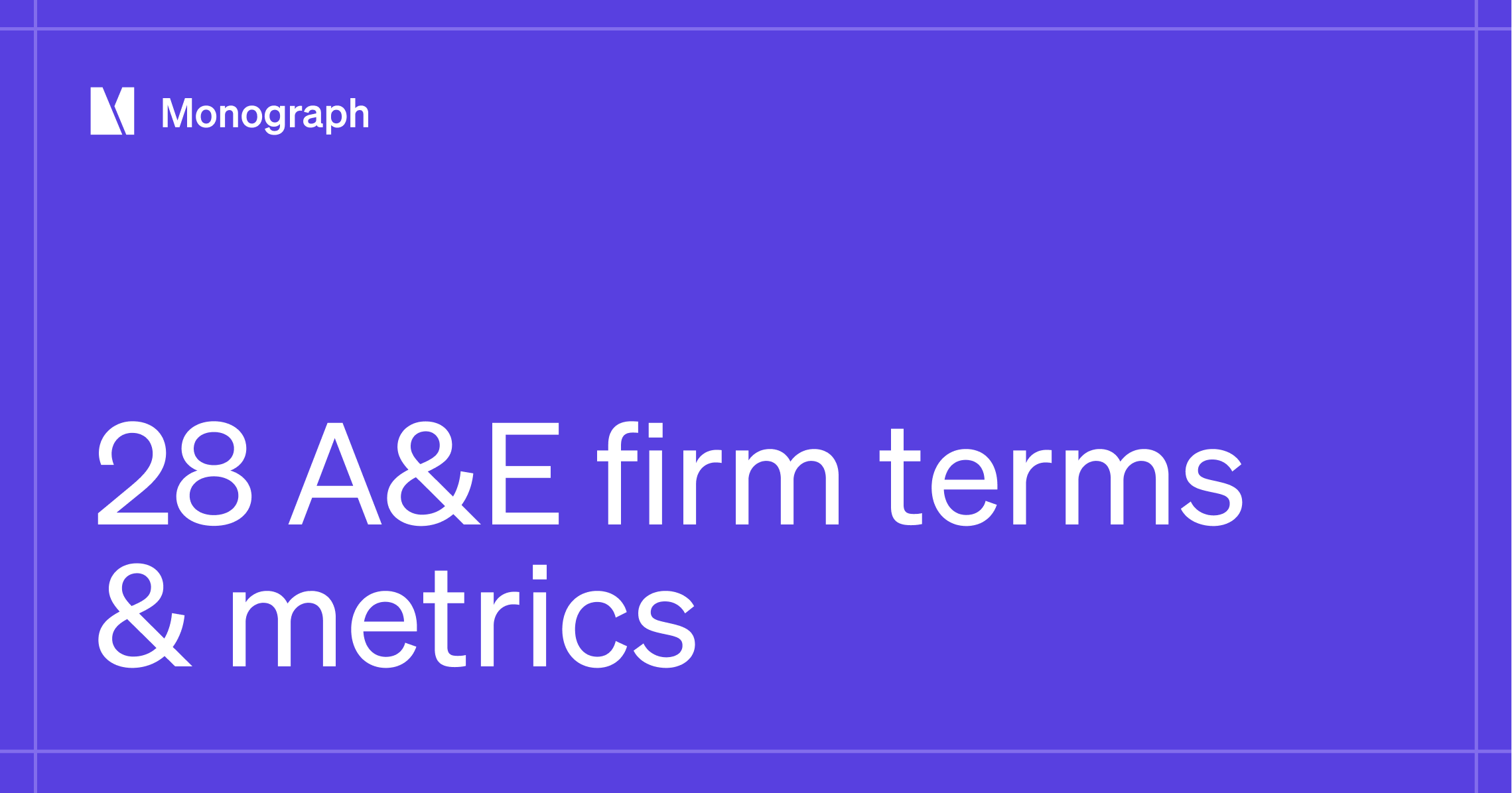 A&E firm terms