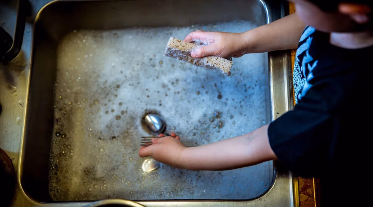 Vorspülen unter fliessendem Wasser vermeiden