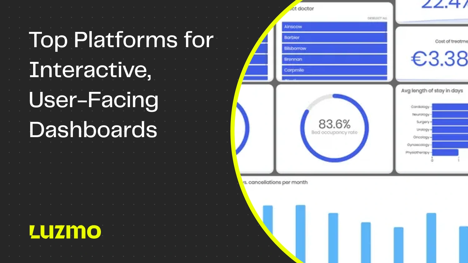 5 Best Platforms for Interactive Dashboards for Users in 2025