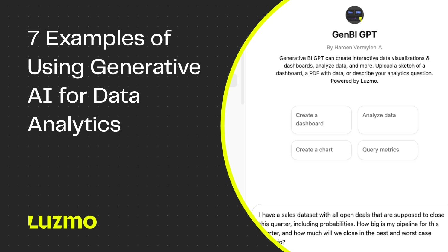 How to Use Generative AI for Data Analytics: 7 Examples