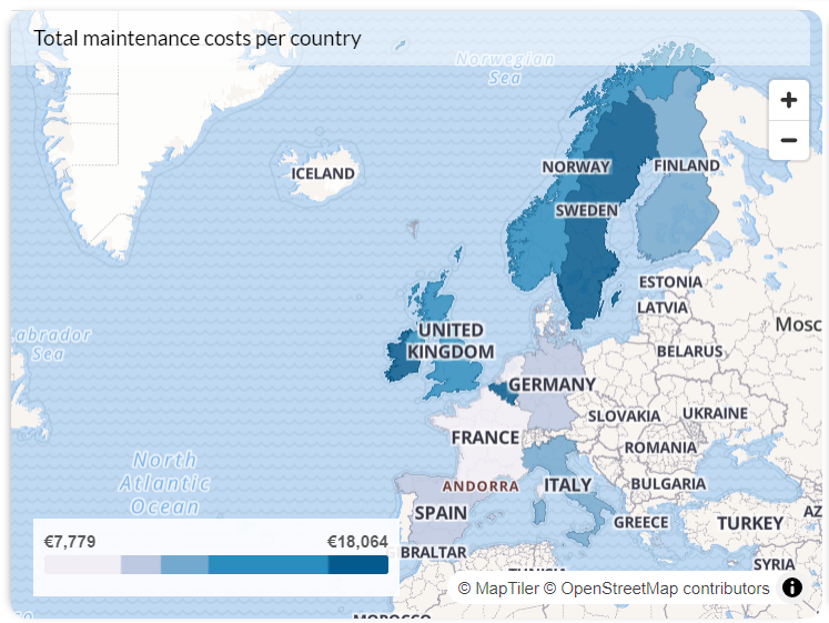 choropleth map
