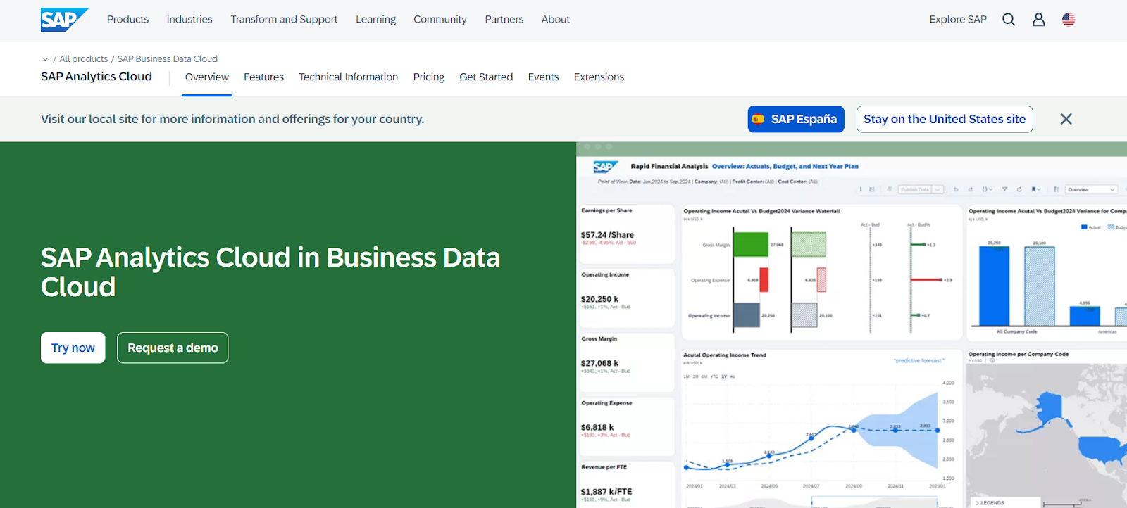 cloud analytics platform SAP Analytics Cloud