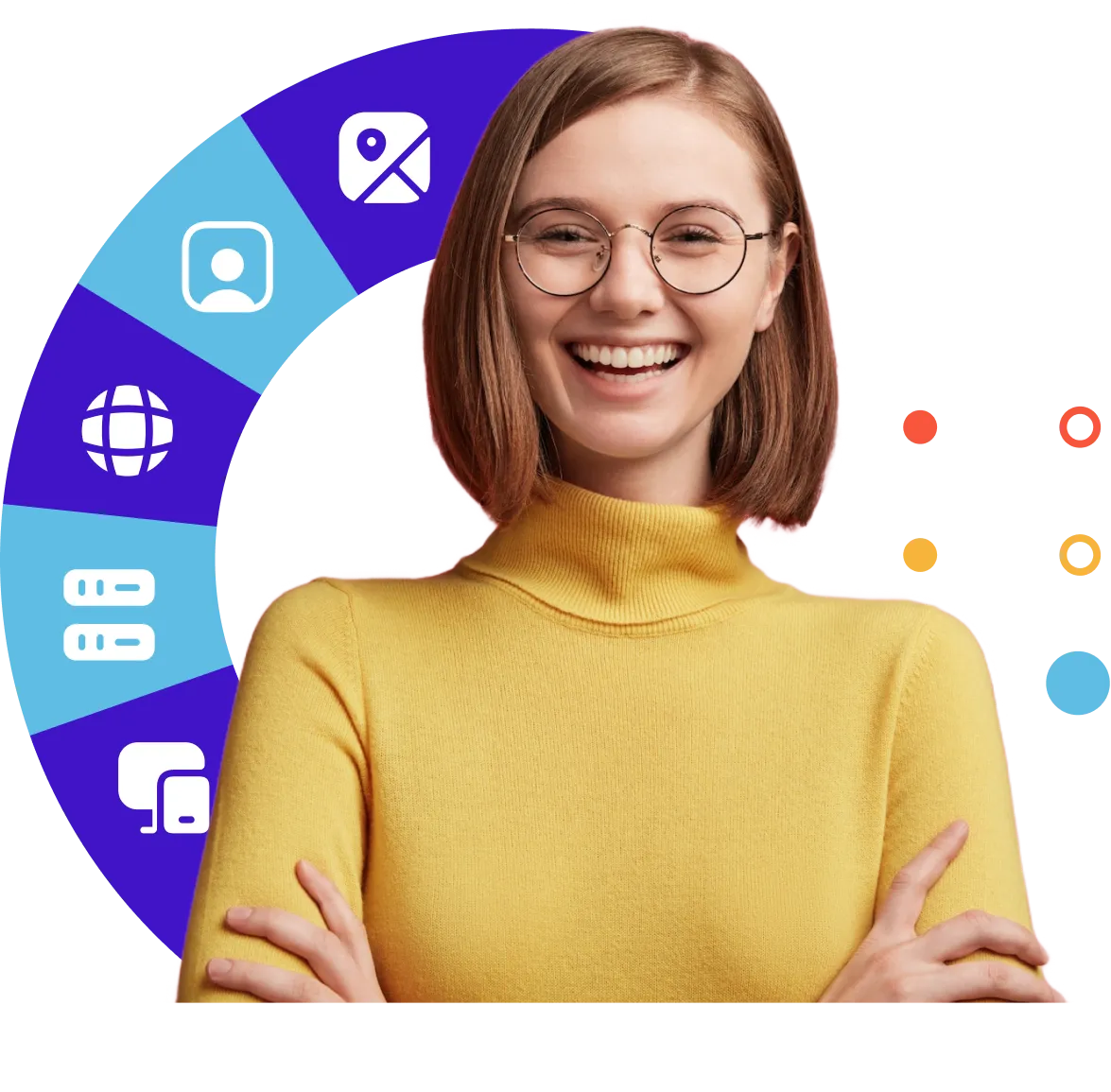 A Lady holding a digital Device