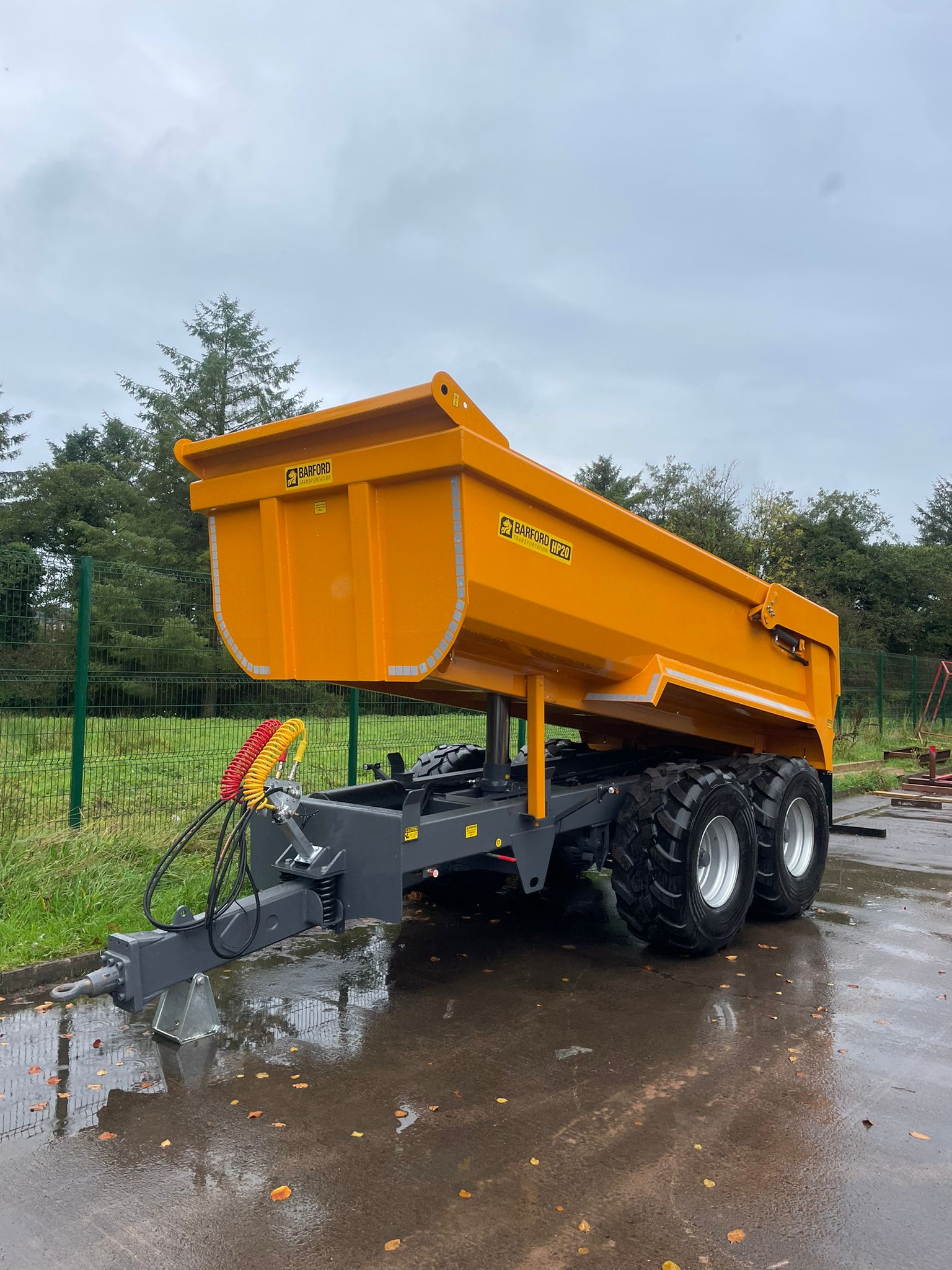 20 Ton Half Pipe Dump Trailer