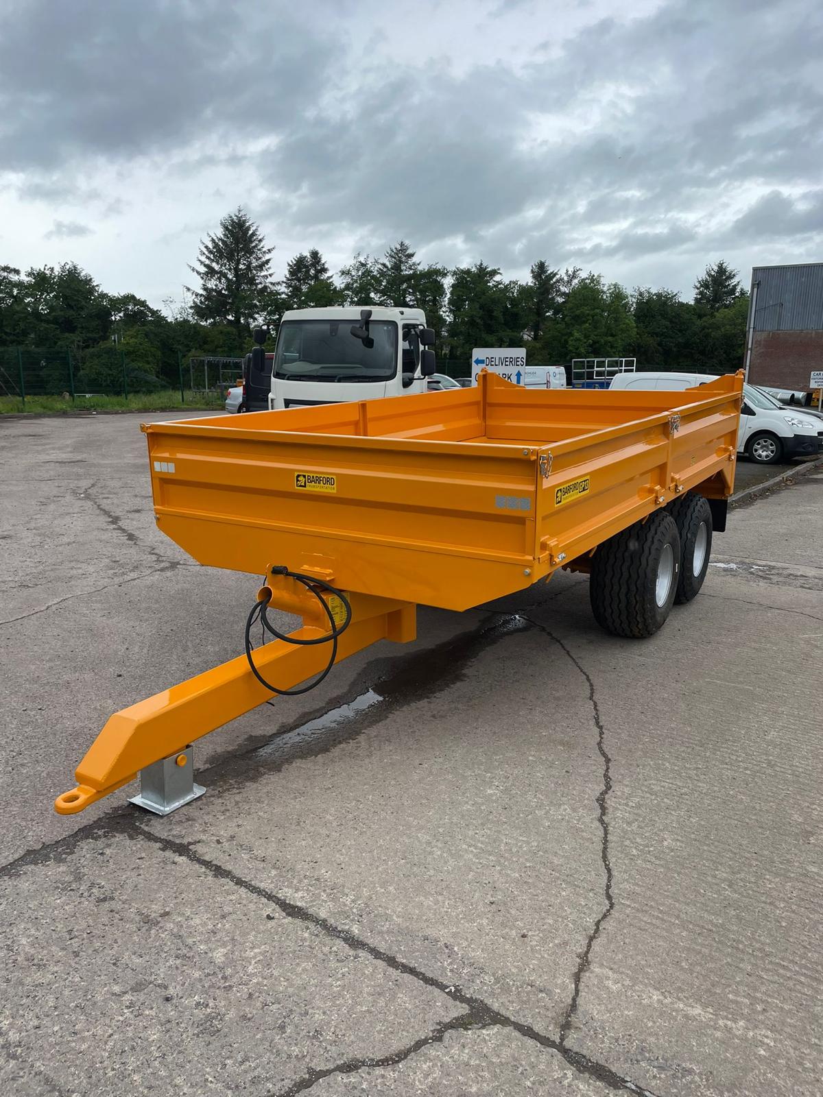 Twin Axle Dropside Dump Trailer