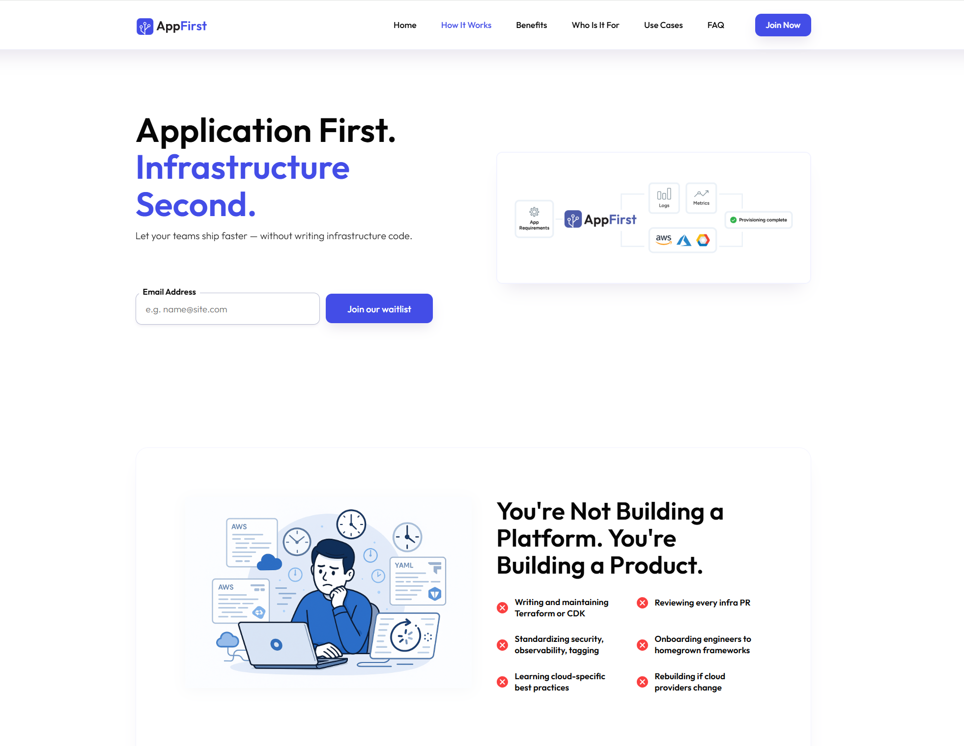 a snippet of a early-start-up page