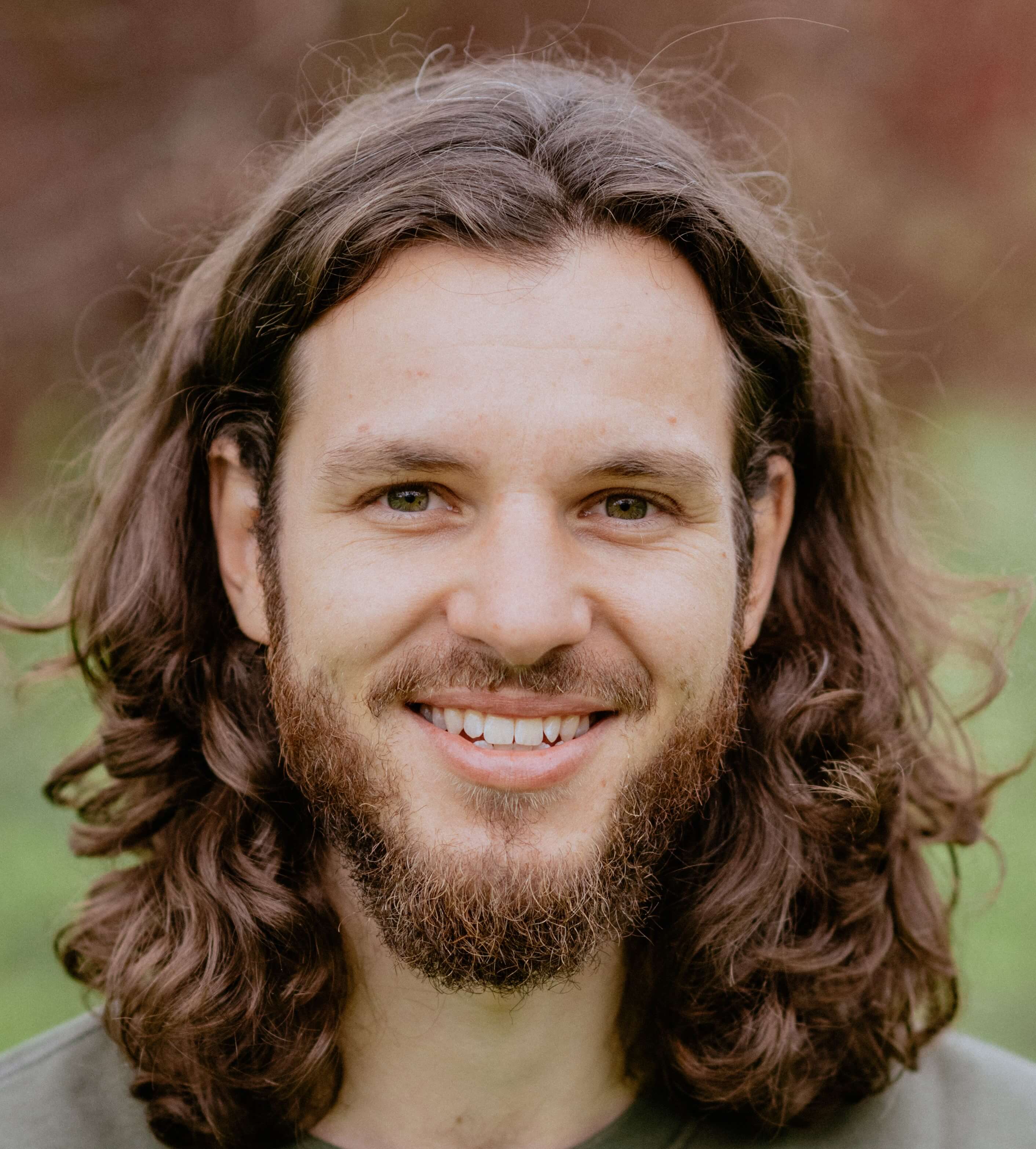 a long-haired man