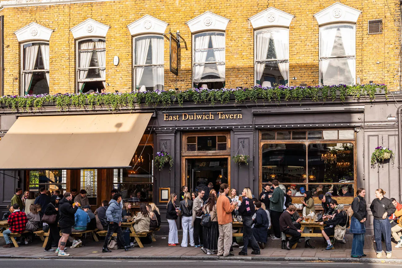 Sitting proudly on the corner of Lordship Lane and Goose Green, East Dulwich Tavern or EDT as it’s known to the locals, is a charming pub in the heart of the East Dulwich. With high ceilings, vintage charm, and a warm community buzz - we're where great food, proper pints, and good company come together under one roof. With screens for all the big games, regular events, and a spacious upstairs for private hire- there's always something on at The EDT.