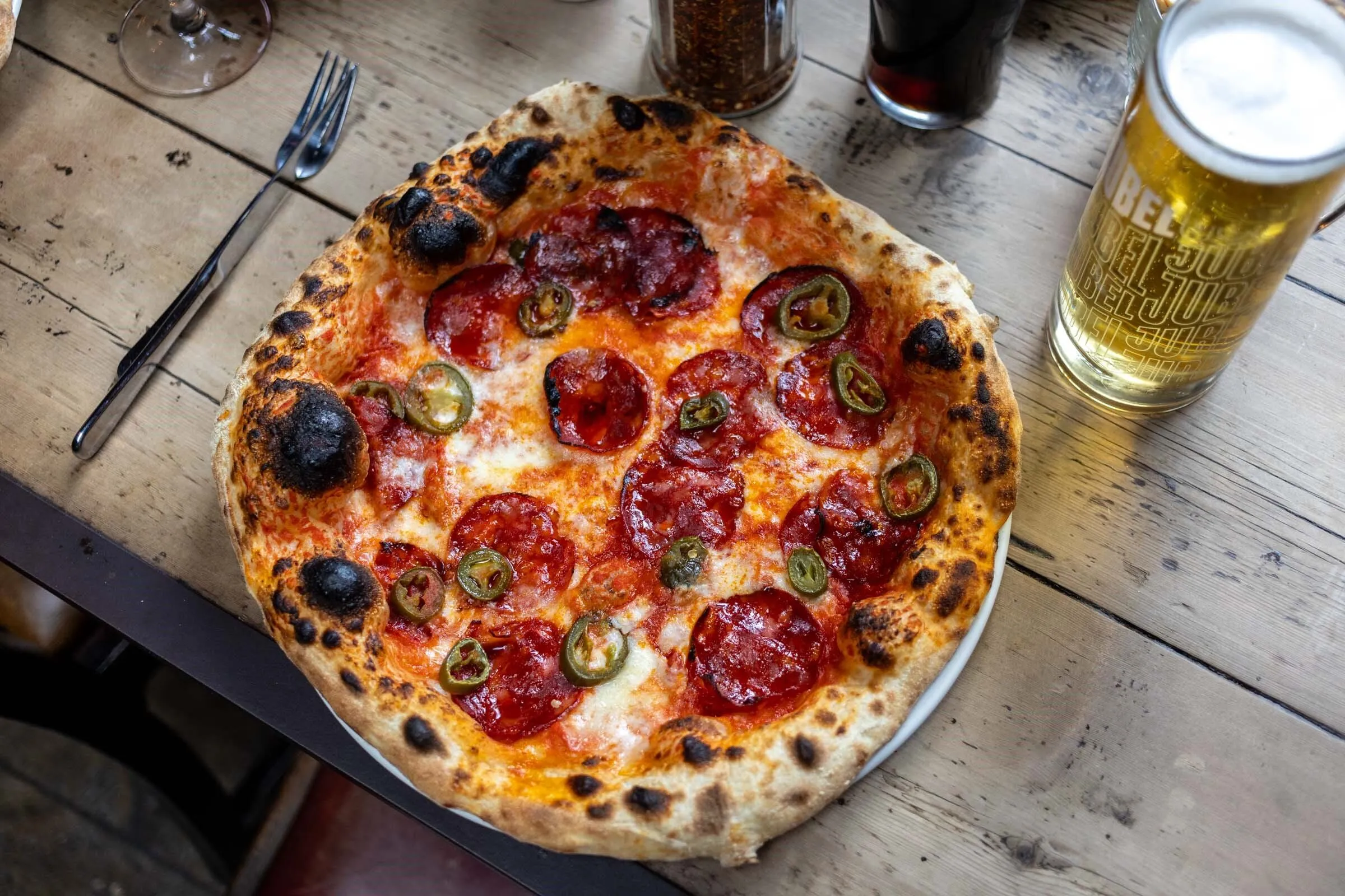 A weekday deal you’ll want a slice of - any pizza for £10 from 12-5pm. What's not to love?