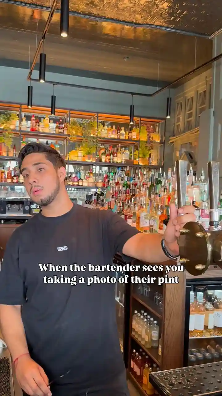 No messing around here when it comes to our pint pouring 😎