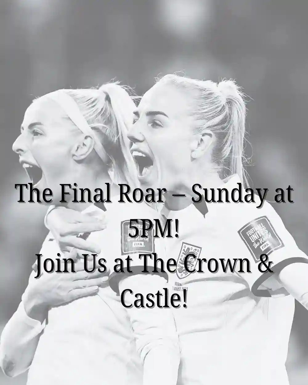 ⚽ Women’s UEFA Final – This Sunday at 5 PM! 🏆

Join us at The Crown & Castle for the grand finale of the Women’s UEFA! It’s shaping up to be a big day, and we’re ready for it. 🎉⚽

Tables are filling up quickly and it’s expected to be busy, but walk-ins are still welcome – arrive early to secure a spot! 🍻🪑

#WomensUEFAFinal #WomensFootball #WatchItHere #DalstonPub #TheCrownAndCastle #MatchDayVibes #SundayPlans #WalkInsWelcome #FootballFans #PubVibes #UEFAFinal2025 #UrbanPubsAndBars
