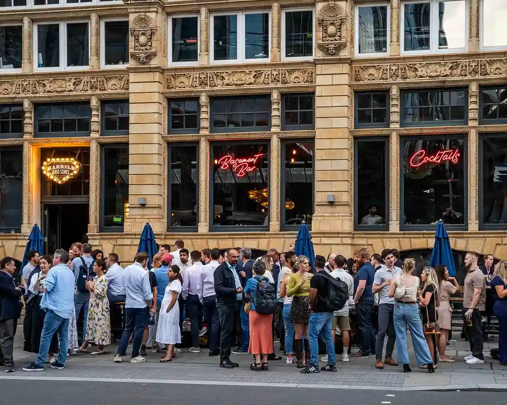 The only meeting you need today: you + your work peers + a cold one at our bar 😉