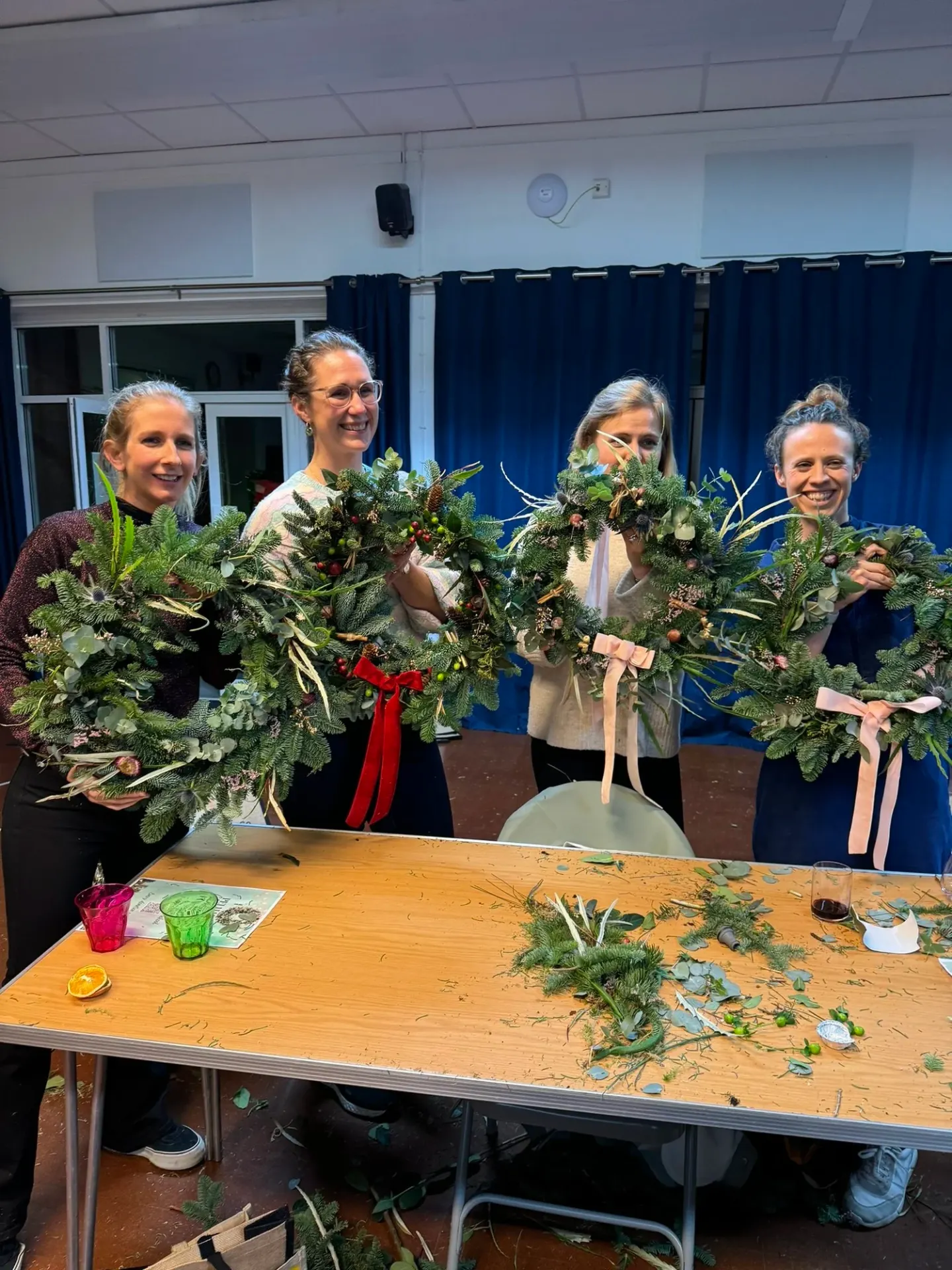 Christmas Wreath making at The Wheatsheaf