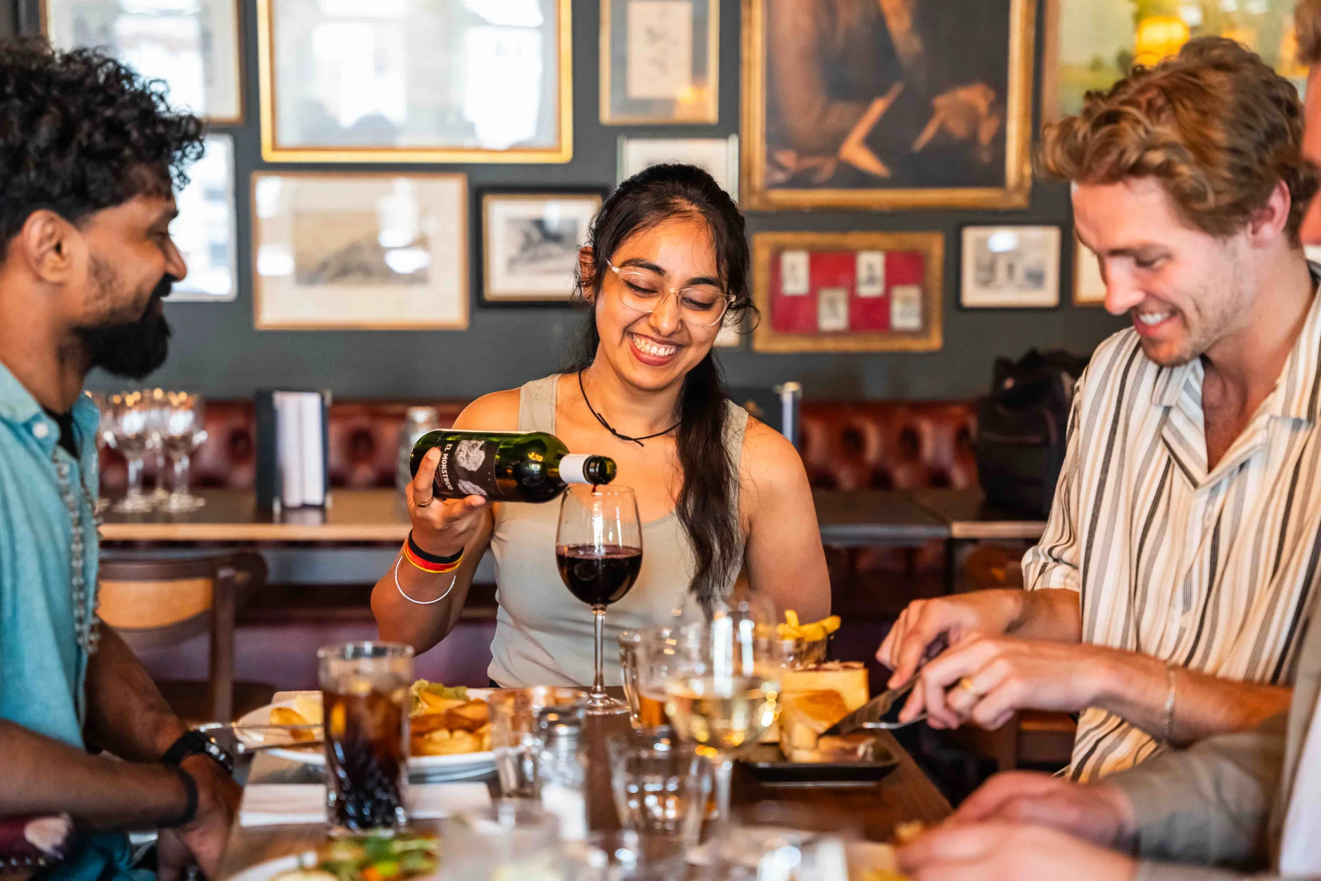 Dine in with your wine at The Queens