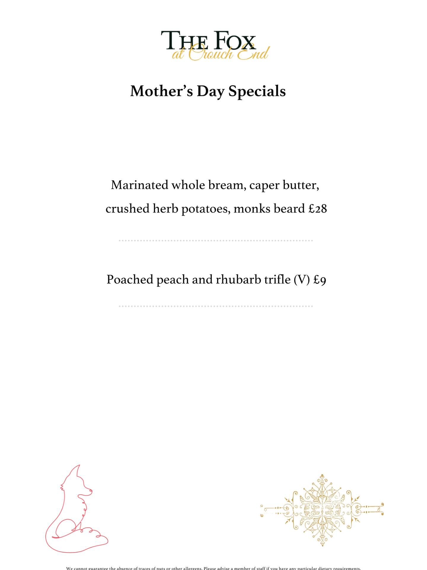 Exclusive to @thefoxatcrouchend this Mother’s Day 💕
#mothersday #thefoxatcrouchend
